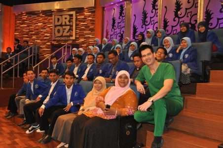 mahasiswa STAI Darunnajah jumpa Dr.OZ Indonesia