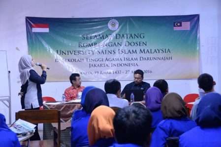 STAI Darunnajah Kedatangan Tamu dari University Sains Islam Malaysia