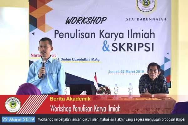 Workshop Penulisan Karya Ilmiah untuk Mahasiswa Akhir