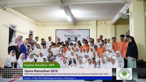 Momentum Buka Puasa Bersama yang diselenggarakan oleh BEM STAI Darunnajah