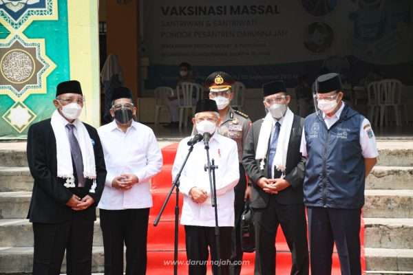 Wapres Kunjungi Pesantren Darunnajah: Tim Universitas Darunnajah Meminta Restu Wapres untuk Pendirian Universitas Darunnajah