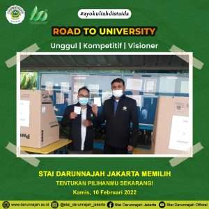 Dosen, Pengelola, dan Mahasiswa STAI Darunnajah Berikan Suara dalam Pemilihan Ketua DEMA 2022 1 Dosen, Pengelola, dan Mahasiswa STAI Darunnajah Berikan Suara dalam Pemilihan Ketua DEMA 2022