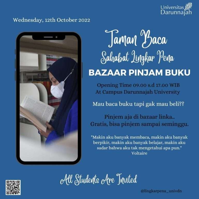 Bazar Pinjam Buku di Universitas Darunnajah 12 Bazar Pinjam Buku di Universitas Darunnajah