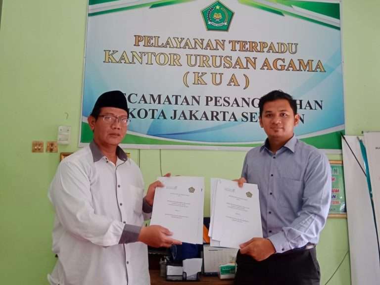 Prodi HKI Universitas Darunnajah Mengadakan Penandatanganan Kerja Sama dengan KUA Pesanggrahan Jakarta Selatan