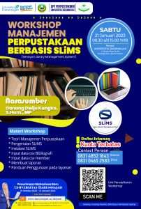 Workshop Manajemen Perpustakaan Berbasis SLiMS