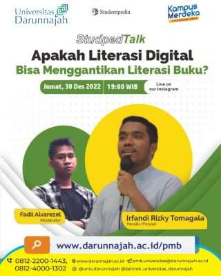 Mahasiswa Universitas Darunnajah Menjadi Narasumber Diskusi Bertema Literasi