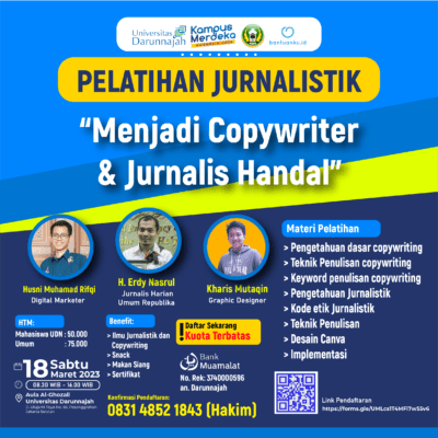 Agenda Kegiatan: Pelatihan “Menjadi Jurnalis dan Copywriter Handal” Agenda Kegiatan: Pelatihan “Menjadi Jurnalis dan Copywriter Handal”