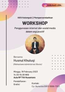Upaya Mengembangkan Kompetensi Remaja, Mahasiswa Universitas Darunnajah Menyelenggarakan Workshop Penggunaan Internet dan Sosial Media Dalam Segi Positif