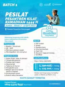 (Pesilat) Pesantren Kilat Ramadhan 1444 H