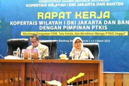 Dekan FAI Universitas Darunnajah Menghadiri Rapat Kerja Pimpinan Kopertais 1 Wilayah Jakarta dan Banten