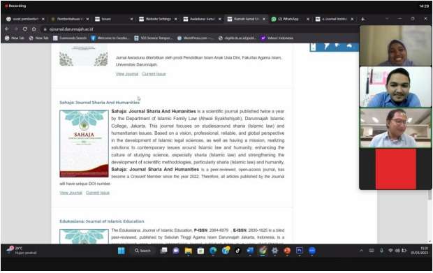 Siap Launching, Tim Redaksi Jurnal Awladuna Mengikuti Pendampingan Pengelolaan Jurnal Kampus 1 Siap Launching, Tim Redaksi Jurnal Awladuna Mengikuti Pendampingan Pengelolaan Jurnal Kampus