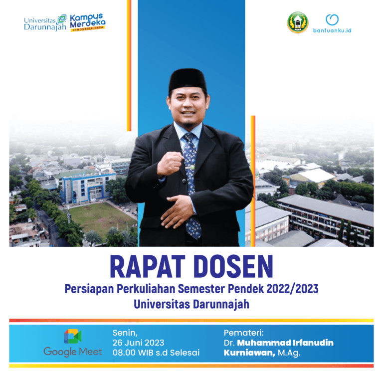Rapat Dosen Persiapan Perkuliahan Semester Pendek 2022/2023 Universitas Darunnajah