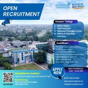 Open Recruitment Dosen Universitas Darunnajah