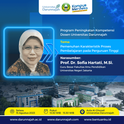 Pelatihan Peningkatan Kompetensi Dosen Universitas Darunnajah