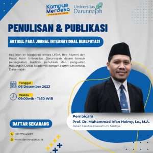 Universitas Darunnajah adakan Pelatihan Penulisan dan Publikasi Artikel Jurnal Internasional