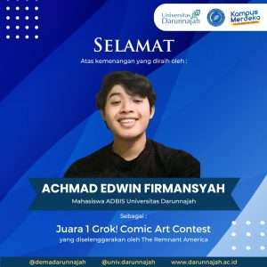 Mahasiswa Universitas Darunnajah Menangkan Kontes Art Illustration di Amerika
