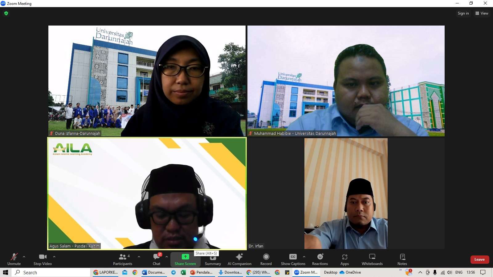 Rapat Koordinasi Mempererat Kerjasama Universitas Darunnajah dengan Aslam Islamic Learning Academy & Pusat Pelatihan Dai MUI Kaltim 1 Rapat Koordinasi Mempererat Kerjasama Universitas Darunnajah dengan Aslam Islamic Learning Academy & Pusat Pelatihan Dai MUI Kaltim