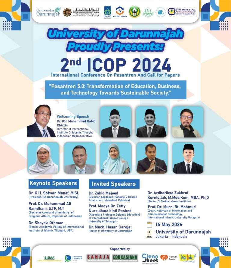 Selamat dan Sukses! Universitas Darunnajah akan Menyelenggarakan Konferensi Internasional "Pesantren 5.0"