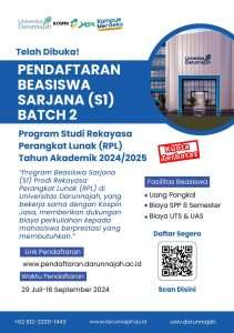 Capai Cita-Citamu dengan Beasiswa Program Studi Rekayasa Perangkat Lunak di Universitas Darunnajah!