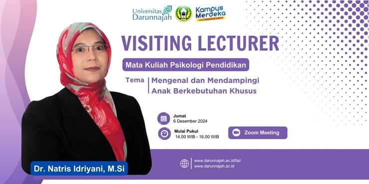 Kegiatan Visiting Lecturer Mata Kuliah Psikologi Pendidikan: Mengenal dan Mendampingi ABK