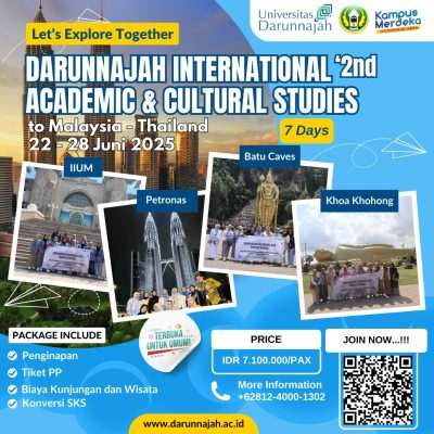 Darunnajah International Academic & Cultural Studies Trip to Malaysia dan Thailand 2025 Darunnajah International Academic & Cultural Studies Trip to Malaysia dan Thailand 2025