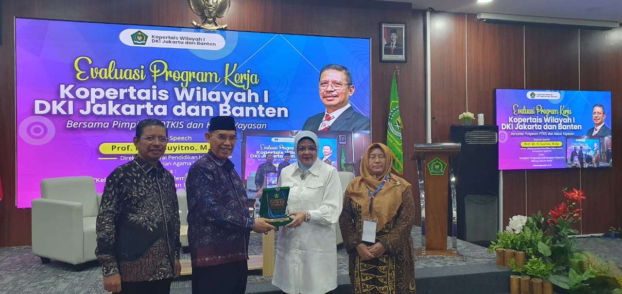 EVALUASI PROGRAM KERJA KOPERTAIS WILAYAH I DKI JAKARTA DAN BANTEN BERSAMA PIMPINAN PTKIS DAN KETUA YAYASAN TEMA: “EVALUASI PERGURUAN TINGGI MENUJU PENGUATAN INSTITUSI DAN PROGRAM STUDI UNGGUL” 1 EVALUASI PROGRAM KERJA KOPERTAIS WILAYAH I DKI JAKARTA DAN BANTEN BERSAMA PIMPINAN PTKIS DAN KETUA YAYASAN TEMA: “EVALUASI PERGURUAN TINGGI MENUJU PENGUATAN INSTITUSI DAN PROGRAM STUDI UNGGUL”