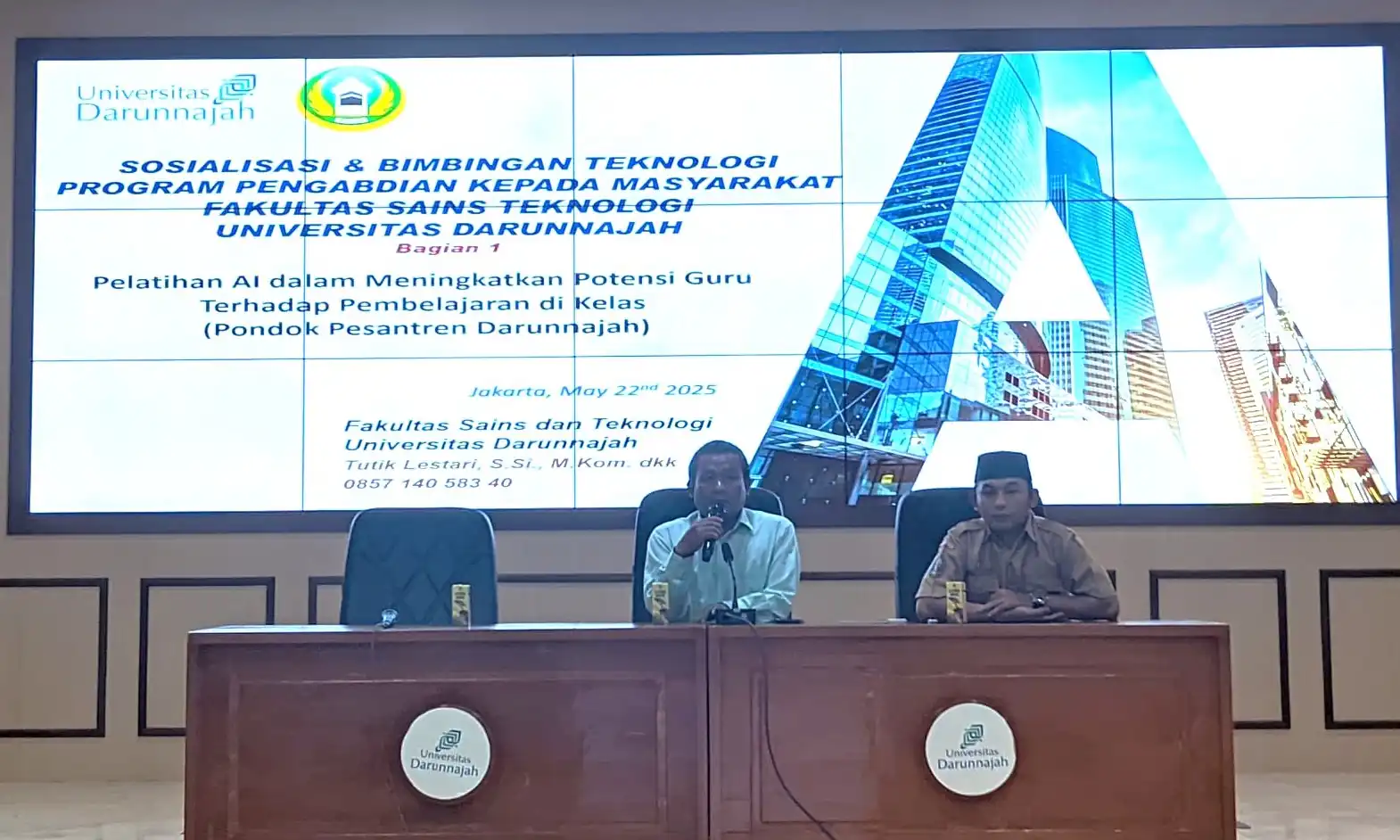 Fakultas Sains dan Teknologi Universitas Darunnajah Gelar Pelatihan AI untuk Guru TMI Darunnajah