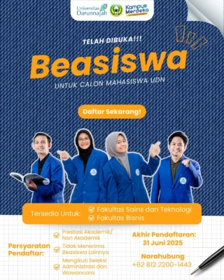 Universitas Darunnajah Buka 100 Kuota Beasiswa untuk Calon Mahasiswa Baru