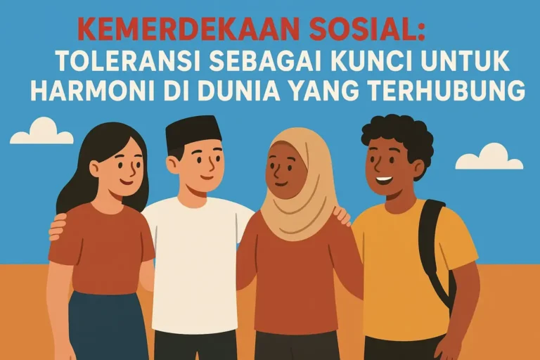 "Kemerdekaan Sosial: Toleransi sebagai Kunci untuk Harmoni di Dunia yang Terhubung"