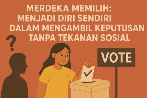 “Merdeka Memilih: Menjadi Diri Sendiri dalam Mengambil Keputusan Tanpa Tekanan Sosial” “Merdeka Memilih: Menjadi Diri Sendiri dalam Mengambil Keputusan Tanpa Tekanan Sosial”