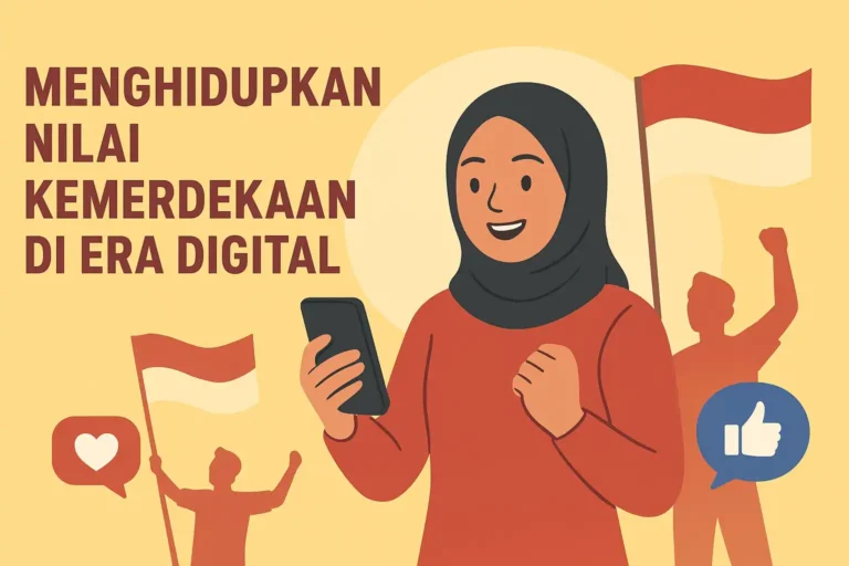 Menghidupkan Nilai Kemerdekaan di Era Digital 13 Menghidupkan Nilai Kemerdekaan di Era Digital