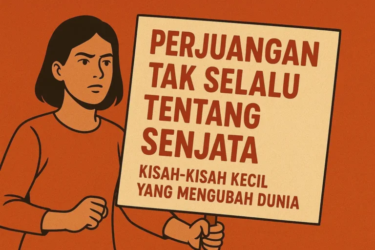 Perjuangan Tak Selalu Tentang Senjata: Kisah-Kisah Kecil yang Mengubah Dunia