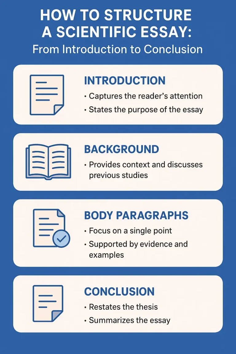 How to Structure a Scientific Essay: From Introduction to Conclusion
