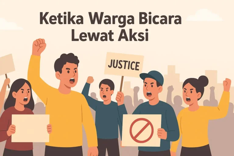 Ketika Warga Bicara Lewat Aksi