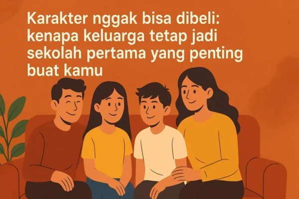 Karakter Nggak Bisa Dibeli: Kenapa Keluarga Tetap Jadi Sekolah Pertama yang Penting Buat Kamu?