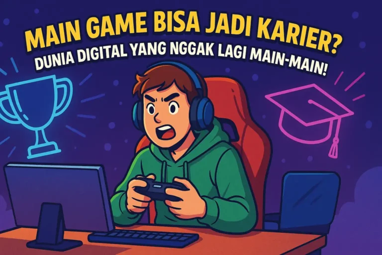 "Main Game Bisa Jadi Karier? Dunia Digital yang Nggak Lagi Main-Main!"
