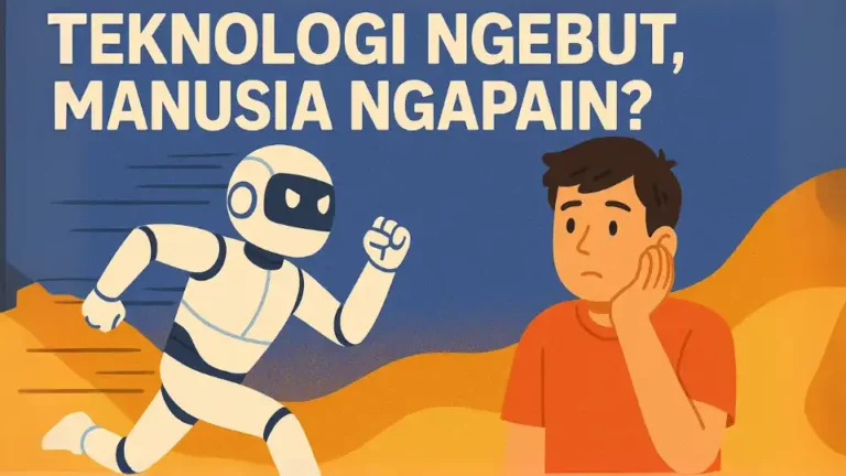 "Teknologi Ngebut, Manusia Ngapain?"