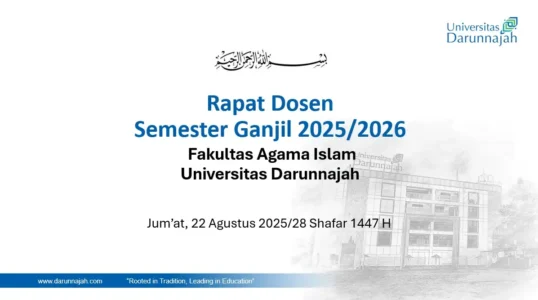 Fakultas Agama Islam Perkuat Komitmen Akademik dan Inovasi Jelang Tahun Ajaran 2025/2026