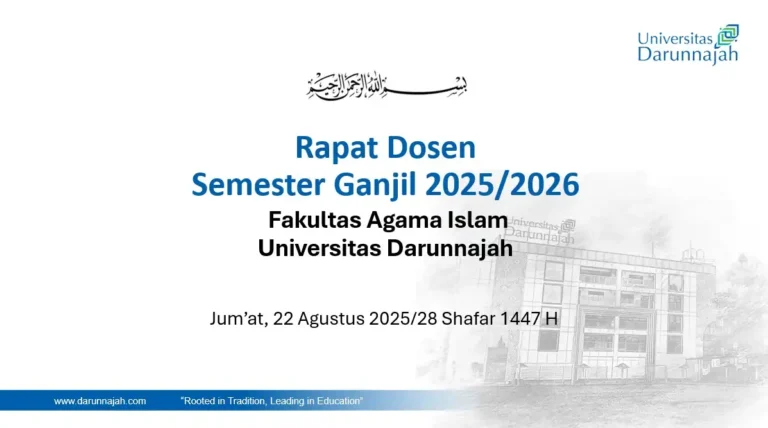 Fakultas Agama Islam Perkuat Komitmen Akademik dan Inovasi Jelang Tahun Ajaran 2025/2026 21 Fakultas Agama Islam Perkuat Komitmen Akademik dan Inovasi Jelang Tahun Ajaran 2025/2026