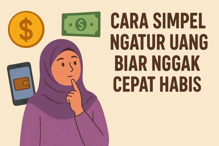 Cara Simpel Ngatur Uang Biar Nggak Cepat Habis 2 Cara Simpel Ngatur Uang Biar Nggak Cepat Habis