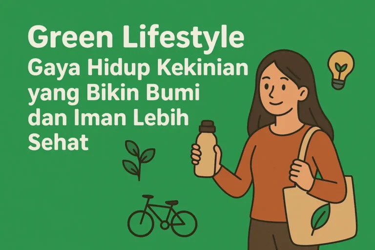 Green Lifestyle Gaya Hidup Kekinian yang Bikin Bumi dan Iman Lebih Sehat