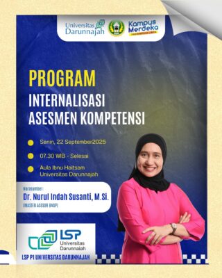 LSP Universitas Darunnajah Gelar Program Internalisasi Asesmen Kompetensi untuk Tingkatkan Keterampilan Peserta LSP Universitas Darunnajah Gelar Program Internalisasi Asesmen Kompetensi untuk Tingkatkan Keterampilan Peserta