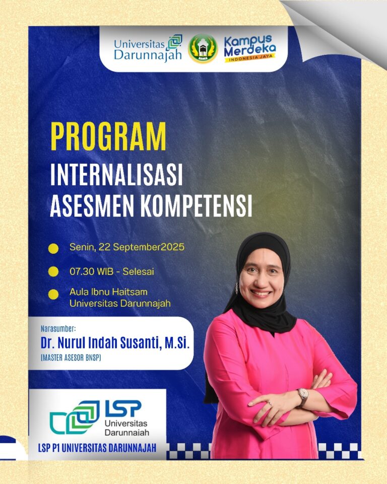 LSP Universitas Darunnajah Gelar Program Internalisasi Asesmen Kompetensi untuk Tingkatkan Keterampilan Peserta 9 LSP Universitas Darunnajah Gelar Program Internalisasi Asesmen Kompetensi untuk Tingkatkan Keterampilan Peserta