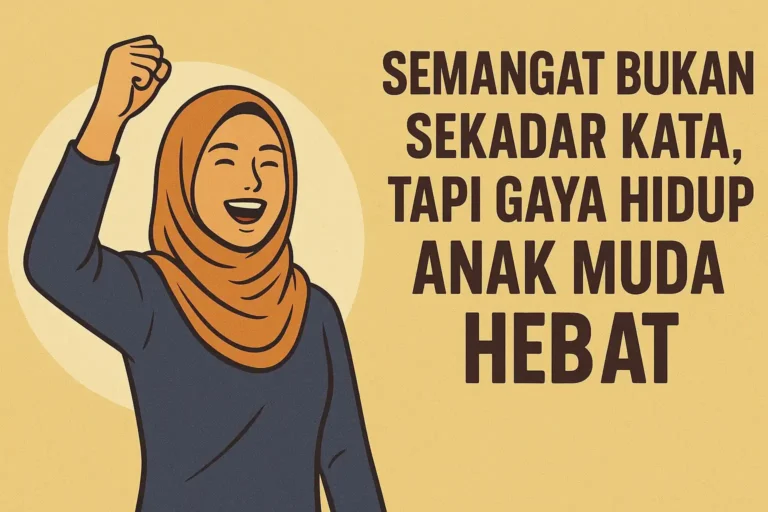 Semangat Bukan Sekadar Kata Tapi Gaya Hidup Anak Muda Hebat 3 Semangat Bukan Sekadar Kata Tapi Gaya Hidup Anak Muda Hebat