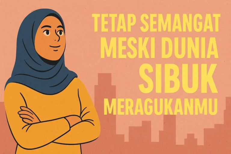 Tetap Semangat Meski Dunia Sibuk Meragukanmu 2 Tetap Semangat Meski Dunia Sibuk Meragukanmu