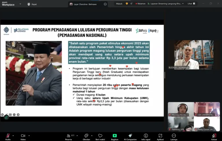 UDN Ikuti Sosialisasi Program Pemagangan Lulusan Perguruan Tinggi oleh Kemdiktisaintek dan Kementerian Ketenagakerjaan 7 UDN Ikuti Sosialisasi Program Pemagangan Lulusan Perguruan Tinggi oleh Kemdiktisaintek dan Kementerian Ketenagakerjaan