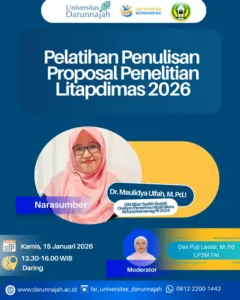 Pelatihan Penulisan Proposal Penelitian Litapdimas bagi Dosen FAI Universitas Darunnajah