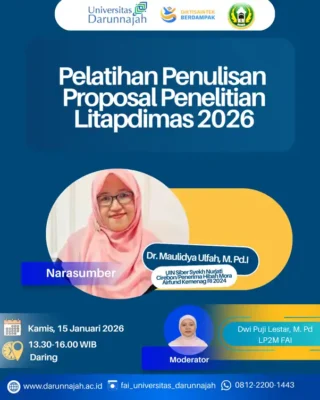 Pelatihan Penulisan Proposal Penelitian Litapdimas bagi Dosen FAI Universitas Darunnajah