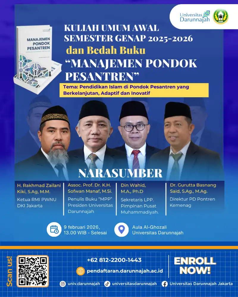 Kuliah Umum Awal Semester Genap 2025/2026 dan Bedah Buku Manajemen Pondok Pesantren