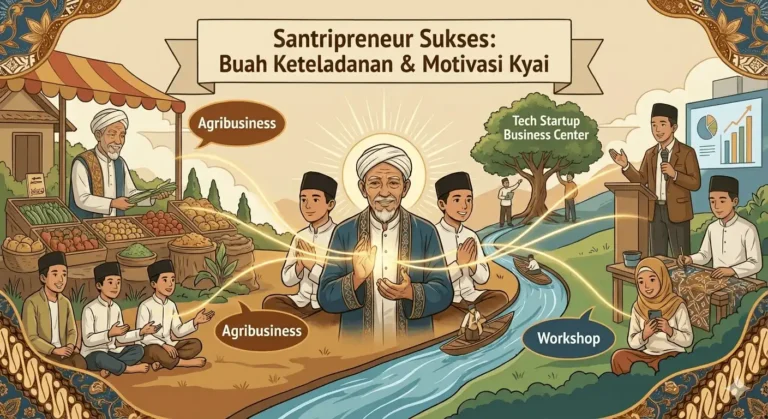 Peran Kyai sebagai Figur Pembentuk Jiwa Entrepreneur Santri: Studi Fenomenologis tentang Keteladanan dan Motivasi. 17 Peran Kyai sebagai Figur Pembentuk Jiwa Entrepreneur Santri: Studi Fenomenologis tentang Keteladanan dan Motivasi.